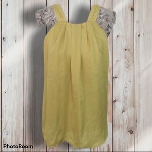 𝅺violet & Claire Yellow Top M